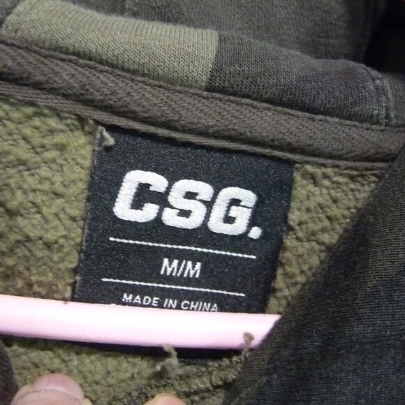 CSG HOODIE SIZE MEDIUM CAMO GREEN - Picture 4 of 8